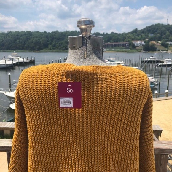 XL & XXL GOLD / YELLOW SOFT KNIT CREW NECK KNIT SWEATER!  NWT - Picture 8 of 10